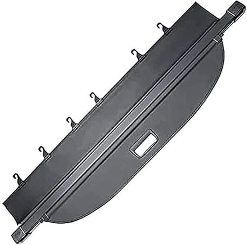 KORSE Auto Laderaumabdeckung FüR Peugeot 5008 2017-2021, Einziehbare wasserdichte Hintere Kofferraumabdeckung Security Schutz Rollo