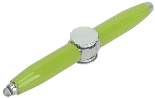 Fidget Pen Spinning Pen, Fidget Spinning Pen mit LED-Licht Zur Linderung von ADHS-Stress, Kugelschreiber, Anti-Stress-Angst-Geschenkstift für Business-Erwachsene, Studenten,