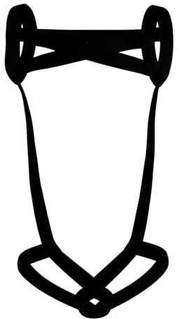 BDSMYOU Sexy Unterwäsche Herren Punk Stretch Body Brust Harness Männer Gay Nylon Körper Brustgeschirr & Schenkel Bondage & Penisring Peniskäfig,BDSMs Dessous Fetisch Sexy Sklave Bandage Kostüme (A1)