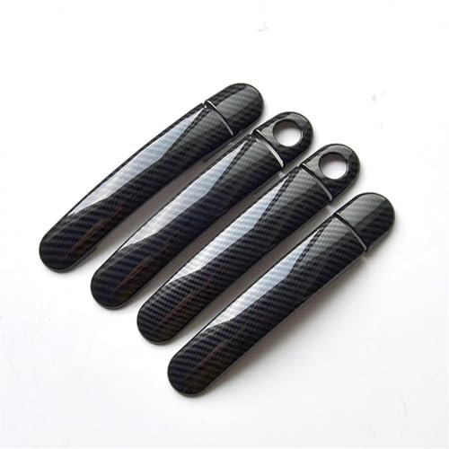 PIWINE Schnelle Installation Auto Zubehör Auto Styling Aufkleber Für Sitz Für Ibiza 2009-2017 Schutzhülle Tür Griff Äußere Schalen Trim (Color : Carbon C)