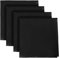 Artoid Mode Schwarz Stoffservietten 4er Set, 45x45cm Saisonnal Halloween Küche Fleckschutz Dekoration Abendessen Cafe Feiern Dekor
