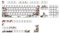 REITINGE Keycaps Keycaps 135Keys DyeSublimation Russian Korean Japanese English For Mechanical Keyboards