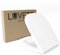 LUVETT® WC-Sitz D260 D-Form Weiß mit Absenkautomatik SoftClose, EasyClean (abnehmbar), Duroplast, einfache Befestigung von oben, Made in EU, u.a. für Duravit D-Code