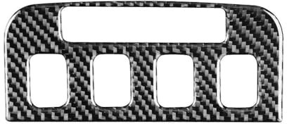 JQIWN Auto Kohlefaser Aufkleber Für Lexus Für GS 2006-2011 Autositz Bedienfeld Dekoration Abdeckung Aufkleber Aufkleber Trim Carbon Fiber Innen Accessoire