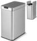 COSTWAY 50L Automatic Kitchen Bin, Touchless Infrared Motion Sensor Waste Bin with Soft Closure Butterfly Lid, Anti-Fingerprint Stainless Steel Smart Garbage Trash Can for Home Office