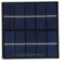Whychstore Panneau Solaire Portable 3W 5V Charge Rapide, Efficacité Élevée, Noir, Traditionnel