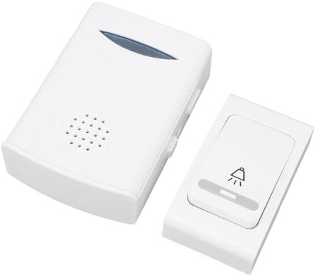 Wireless Doorbell System with Volume Control, 38 Music Melodies for Home Office Hospital, ABS Material, Remote Range 120m