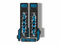 Autocollant de rechange pour fourche Rock Shox Domain 2018 - Bleu métal déchiré (mat)
