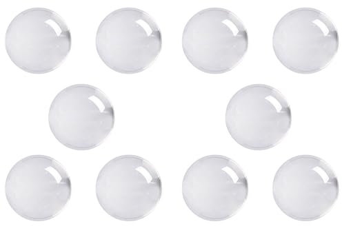 Huhudyy 10X Sfera di Trasparente nel Vetro Colorato Sfera Curativa Fotografia Oggetti Decorativi per La Sfera 40Mm