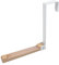 Türgarderobe klappbar, Türhaken Kleiderhaken Innentürhaken Ohne Bohren, Türhaken Klapphaken, Türhänger, Faltbare Türhaken Innenseite Metall & Holz für 4.5 cm Türfalz Tasche Kleidung (White, 16x15.5cm)