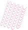 French Tip Stickers,French Tip Nail Stickers | Self Adhesive French Nail Tips in Half Moon Shape,Nail Accessories, Manicure Stickers, Nail Sheets for Mu