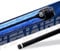 KHEALING Billardqueue aus Kohlefaser, 11,8 mm Kopf, 496 - 499 g (ohne gewichtete Schrauben), Billard, 1/2 handgefertigt, gerade, geeignet für Ballspiele/Black Eight, Neun-Ball