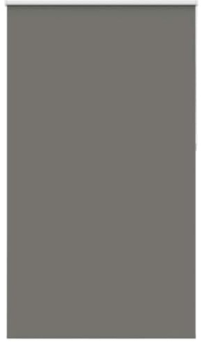 vidaXL Verdunkelungsrollo Grau 140x210cm Stoffbreite 136,6cm Polyester, Rollo, Klemmfix, Thermorollo, Verdunklungsrollo, Klemmrollo, Fensterrollo