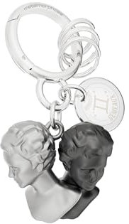 METALMORPHOSE - Porte-clés Charms Signe du Zodiaque Gémeaux - Signe Astrologique Gémeaux - Cadeau Homme, Femme et Enfant