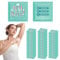 krishome 50 pieces of antiperspirant deodorant wipes and body wipes individually wrap underarm underarm sweating and travel to clean skin for female male teenagers (50)