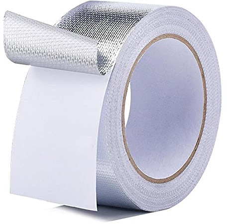 Cinta Anticalorica Adhesiva,Cinta Aislante Termica 1 rollo 20m Coche Motocicleta Tubería de fibra de vidrio Escudo de calor autoadhesivo Reflectante Cinta de lámina Aislamiento térmico Escape de escap