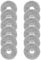 Lot de 12 lingettes pour robot aspirateur Dreame X50 / X40 / L20 Ultra Complete, L50 / L40 / X30 / L10 / L10s Pro Ultra, Xiaomi X20 Pro/Max, accessoire de serpillère en microfibre réutilisable et