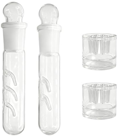 Schneckenfalle Aquarium,Biluer 4 PCS Aquarium Schneckenfalle Enthält Einen Fänger Mit Zwei Löchern,Einen Fänger Mit DREI Löchern Und Einen Und Zwei Fänger Mit Acht Löchern