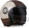 SOXON® SP-888 Pro „Urban Creme“ · Jet-Helm · Motorrad-Helm Roller-Helm Scooter-Helm Moped Mofa-Helm Chopper · ECE 22.05 Sonnenvisier Leather-Design Schnellverschluss SlimShell Tasche XS (53-54cm)
