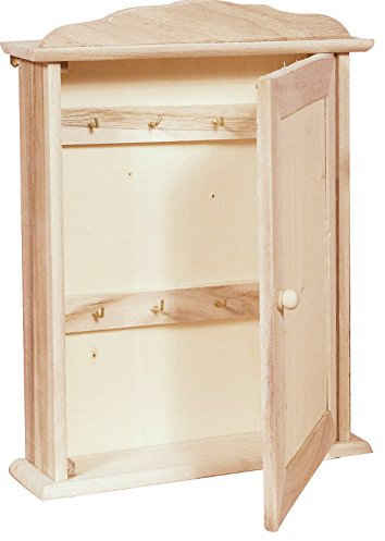 Zita's Creative Holz Schlüsselkasten - groß, Schlüsselbox, Schlüsselschrank aus Naturholz, Schlüsselboard