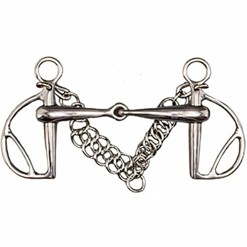 Trense Spanisch Gelenk mit passaredini Öffnung 18 mm, _