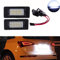 VIGORFLYRUN PARTS LTD 2PCS Car LED License Plate Light Lamp Assembly for A4 S4 A5 S5 Q5 TT/TT RS, Powered by 24 SMD Xenon White LED Lights 12V