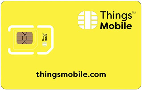 SIM Card per KIDS SMARTWATCH - Things Mobile - con copertura globale e rete multi-operatore GSM/2G/3G/4G LTE, senza costi fissi, senza scadenza e tariffe competitive con 10 € di credito incluso