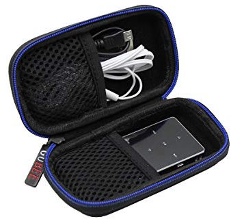 GUBEE Mp3 Player Tasche, Tragbar Hart Reise Tasche Case Hülle Etui für Bluetooth MP3 Player MP4 Player,Victure/Soulcker/SVMUU/AGPTEK/BENJIE und anderem Musikplayer
