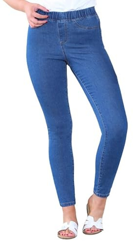 UC Womens Ex High Street Brand High Waist Jeggings Ladies Skinny Fit Stretch Jeans