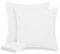 Aisbo Kissenbezug 80x80 2er Set - Kopfkissenbezug 80 x 80 Weiß mit Reißverschluss aus Mikrofaser, ÖKO-TEX Pillow Cover 80x80cm, Weich und Bügelfrei