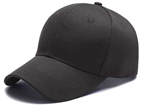 Breampot Baseball Cap Herren Damen Unisex Kappe Verstellbar Baseboard Baseballkappe Mütze Outdoor Baseballkappe (Dunkelgrau)
