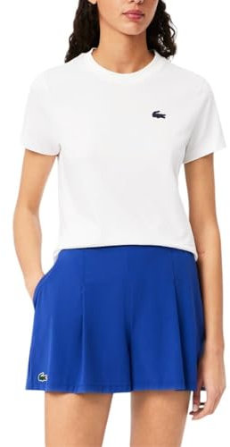Lacoste Sport T-Shirt Regular Fit Femme , Blanc, 38