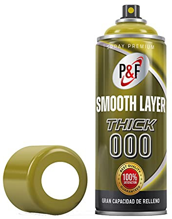 Füller Primer – Hochdeckender Haftgrund – Sprühgrundierung für 3D-Druck – Spachtelmasse für 3D-Druck – PLA-Nachbearbeitung – Universelle Grundierung – Glatte Schichten für 3D-Druck – 400ml