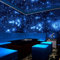 GIVLWF Papier Peint de Univers Stéréo Bleu Nuit, Étoiles Brillantes De L'espace Papier-Peint Murs - pour Restaurant-Bar à Thème Décoration Murale 350 x 265 cm