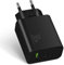 30W 2-Porte USB-C Caricatore per Samsung Galaxy S25/S24/S23/S22/S21 Ultra, Note 20/10/9/8, A73/A53/A52/S10/S9, Caricabatterie USB-A USB-C PD/QC Tipo C Alimentatore Adattatore Presa Spina