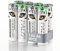 Mspalocell Batterie au Lithium AA 1,5 V 3 500 mWh, imprimé Tigre et avec Voyant de Charge, Piles AA à Charge Rapide 1 500 Cycles Rechargeables, Lot de 8 Piles avec boîtier de Batterie