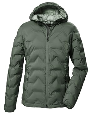 Killtec Damen Kow 8 Wmn Qltd Jckt Steppjacke mit Kapuze/Funktionsjacke ist wasserabweisend