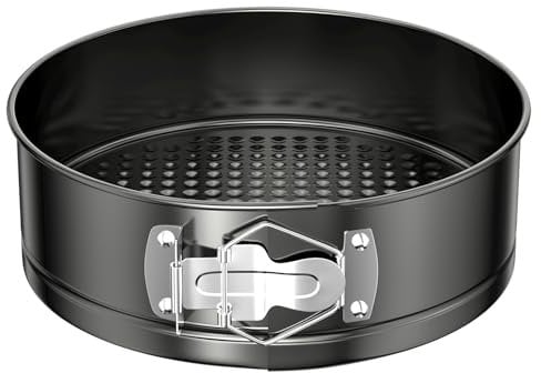 Relota Tortiera 20 cm Rotonda, Teglia Torta da Forno, Tortiera Apribile, Stampo Torta, Cheesecake Stampo, Stampi per Dolci, Stampo a Cerniera Acciaio, Teglie per Torte con Rivestimento Antiaderente
