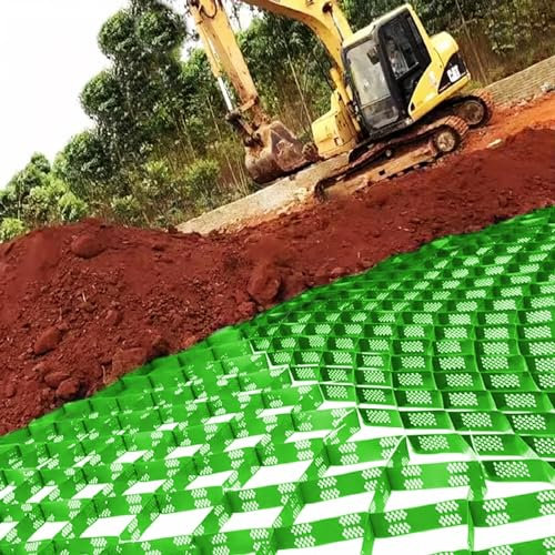 Stabilisateur de Gravier Pavés De Sol En Plastique Pour Allée De Grille Géographique Pour L'aménagement Paysager, Stabilisateur De Gravier De Géogrille Évolutif Pour Les Travaux De Fondation/murs De S