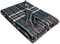 STTS International Wolldecke 100% Schurwolle Wohndecke in versch. Farben 140 x 200 cm Tagesdecke Schurwolldecke Woll-Plaid Tirol (Grün-Rot (karo), 140 x 200 cm)