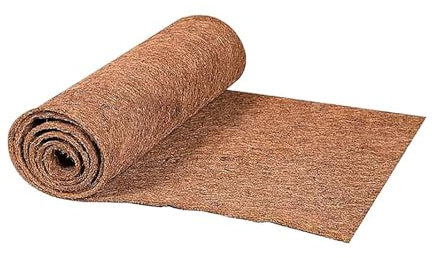 Rollo de forro de fibra de coco de 50 x 200 cm, tapete de cultivo para cesta colgante, tapete de fibra de coco para contenedores de patio, canastas de pared, macetas, macetas, cestas de flores,
