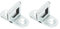 Attisfiera 2*serrature per sportello dell’auto argento per Relay Jumper Nemo Ducato Fiorino Punto Strada Bipper 1356353080 serratura della porta 51864555 blocco porta