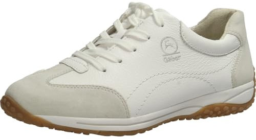 Gabor Damen Low-Top Sneaker, Frauen Halbschuhe,Moderate Mehrweite (G),Turnschuhe,Laufschuhe,Freizeit,sportlich,Weiss/White,39 EU / 6 UK