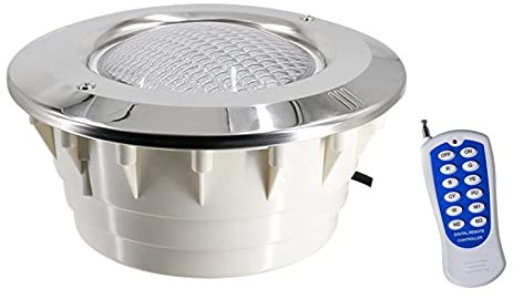 WZYDYDY Pool Scheinwerfer Par56 Schwimmbadleuchten mit Gehäuse AC12V IP68 Wasserdicht RGB Eingebettetes Unterwasserlicht mit CE RoHS(12W)