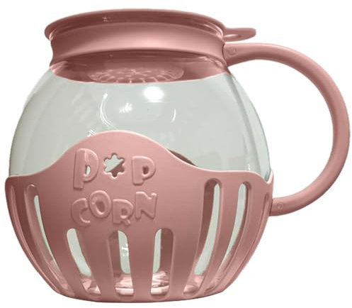 Machine à pop-corn 2 L – Popper à pop-corn au micro-ondes | Bol de pop-corn au micro-ondes | Pot de pop-corn sain, moins gras, faible en calories, sans BPA, pop-corn à l'air