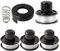 CHIHOLEN Bobine Fil Coupe Bordure Compatible avec A6226-XJ A6226 RS-136-BKP RS-136,Convient pour Black+Decker GL250,GL310,GL360,GL360SB,CST500,CST800,Ø1,65mm-6,1m(4 Bobine+1 Couvercle+1 Ressort)