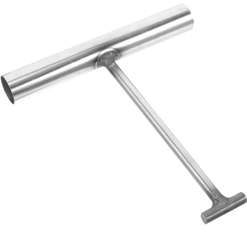 Gancio Per Tombino in Acciaio Inossidabile T Tipo 6.7X5.9 Pollici Sollevatore Per Coperture Fognarie Multifunzionale Per Uso Esterno Resistente E Facile Da Usare