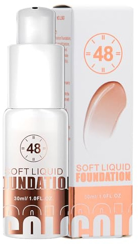 Fond De Teint Auto-Adaptatif Pour Peau Mature - Fond De Teint Anti-Brillance 30ml - Longue Tenue Anti-Brillance Base Maquillage Femmes
