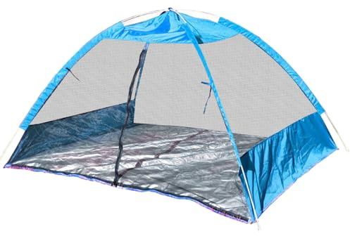 Tisujune Strandzelt | Strandmuschel Sonnendach | UV-Schutz Sonnenschutz für Familie Garten Terrasse Reisen Outdoor Saison