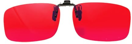 FANKIE Red Lens Sleep Glasses, Blue Light Blocking Glasses - Reduce Eye Pressure & Strong Light Stimulation Improve Sleep for Men Women